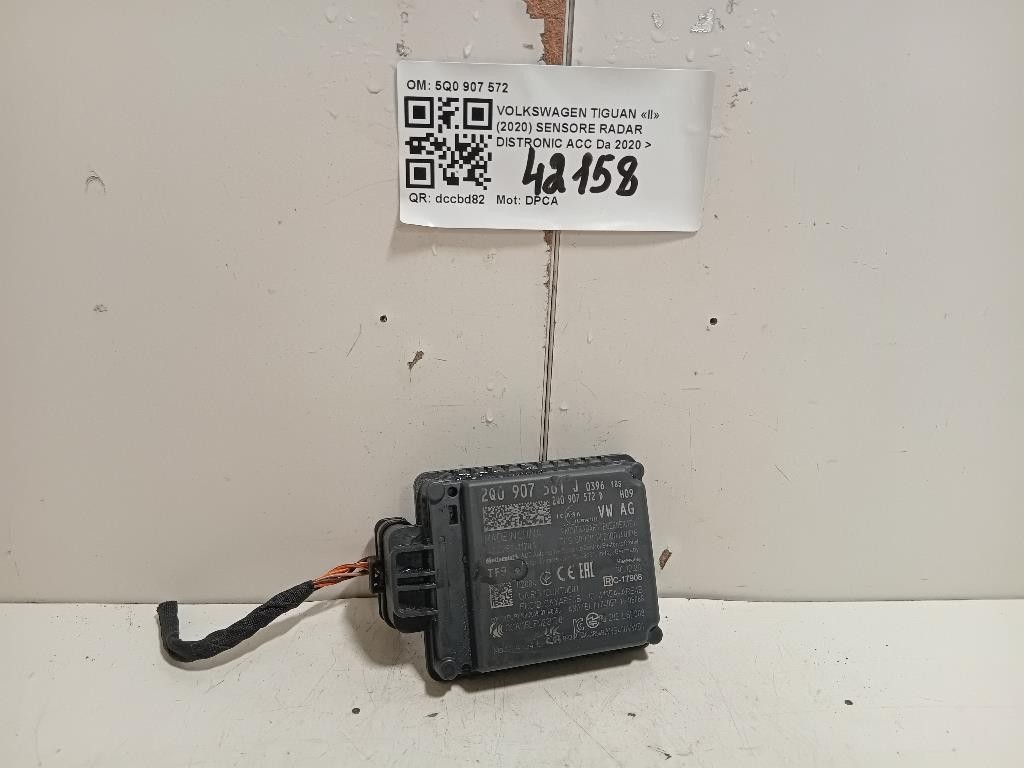 Sensore Radar Distronic ACC 5Q0907572 Volkswagen Tiguan II 2020