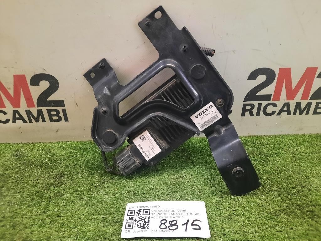 Sensore Radar Distronic ACC AG9N9G768BD Volvo S60 II 2010