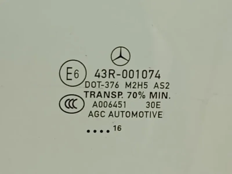 Cristallo Scendente Porta ANT SX 43R-001074 Mercedes Classe GLE W166 2015