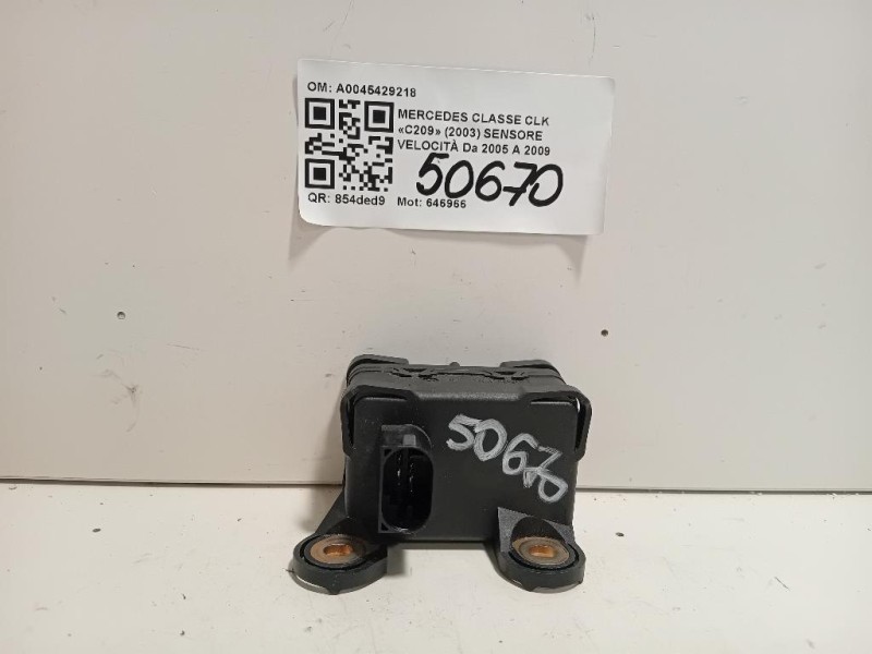 Sensore Velocità A0045429218 Mercedes Classe CLK C209 2003
