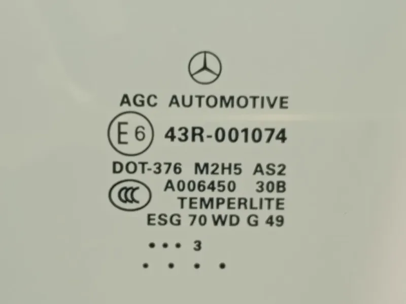 Cristallo Scendente Porta ANT SX A006450 Mercedes Classe ML W166 2012