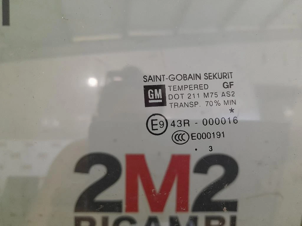 Cristallo Scendente Porta ANT SX 13270976 Opel Meriva B 2010