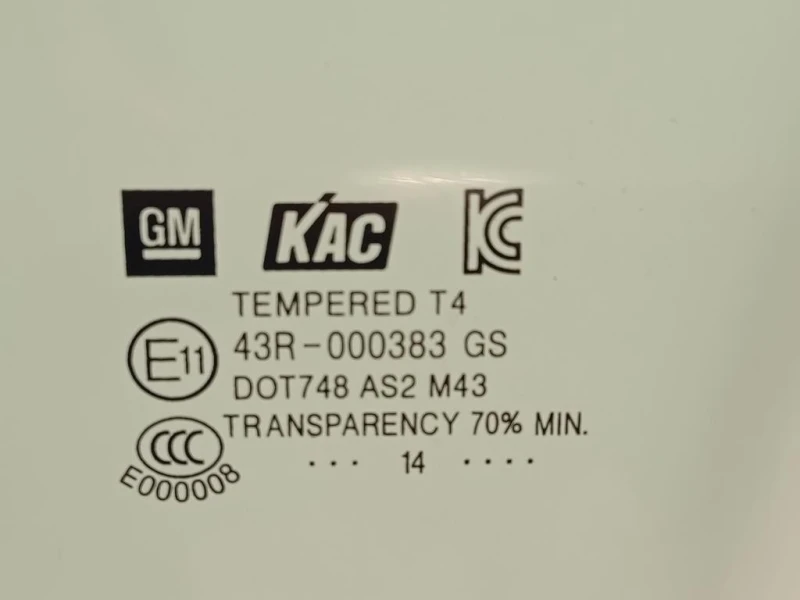 Cristallo Scendente Porta ANT SX Opel Mokka 2013