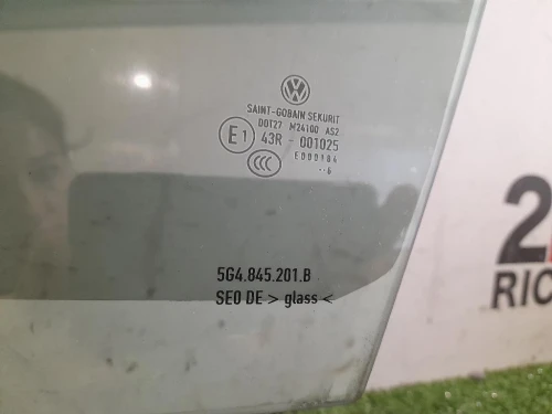 Cristallo Scendente Porta ANT SX 5G4845201B Volkswagen GOLF VII 2017