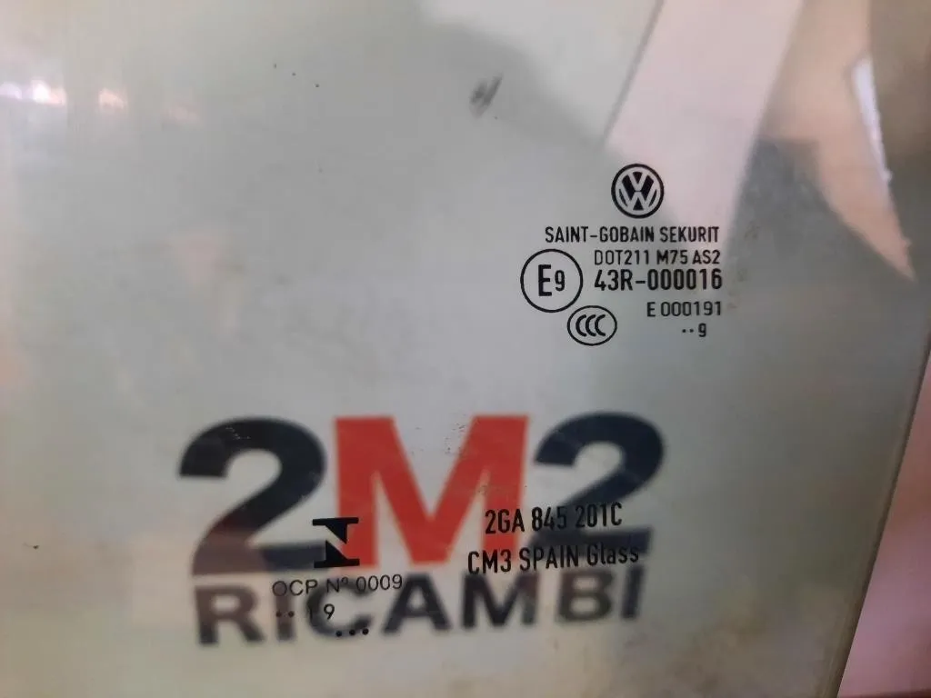 Cristallo Scendente Porta ANT SX 2GA845201C Volkswagen T-roc 2017