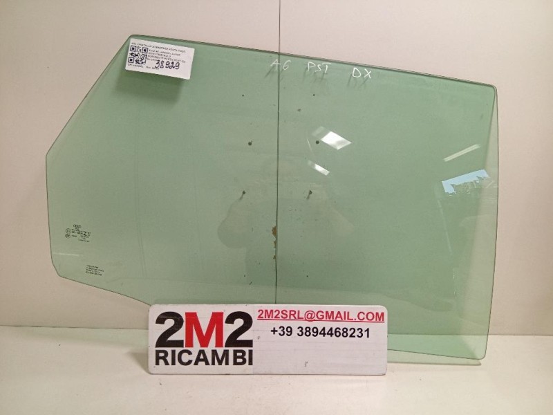 Cristallo Scendente Porta POST DX 4K9845026A Audi A6 4a5c8 Avant 2018