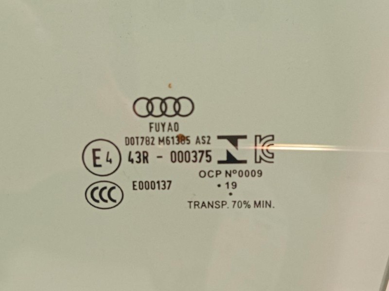 Cristallo Scendente Porta POST SX 4K9845025A Audi A6 4a5c8 Avant 2018