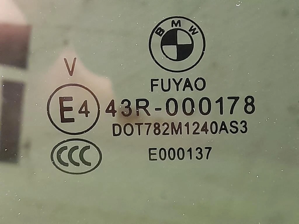 Cristallo Scendente Porta POST SX 43R000178 Bmw Serie 3 F30 Berlina 2012