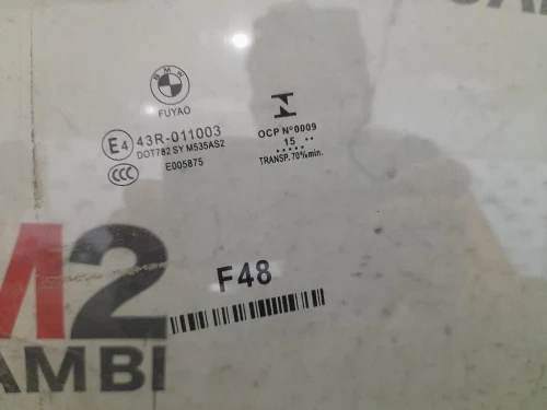 Cristallo Scendente Porta POST SX 51357349497 Bmw X1 F48 2015