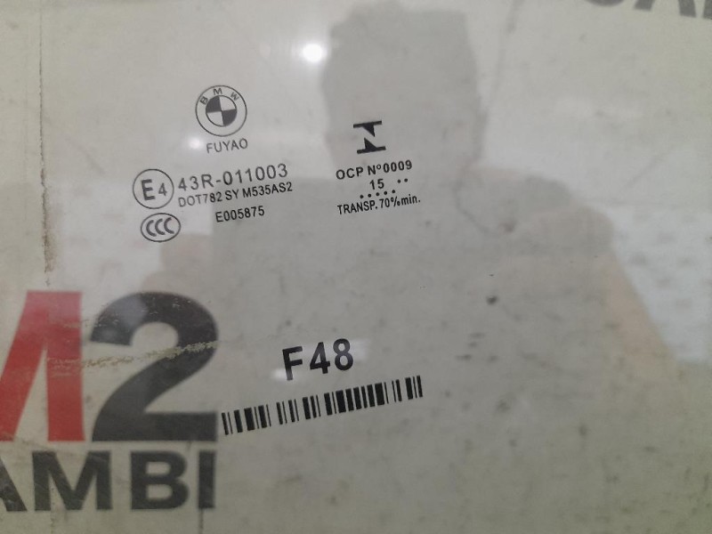 Cristallo Scendente Porta POST SX 51357349497 Bmw X1 F48 2015