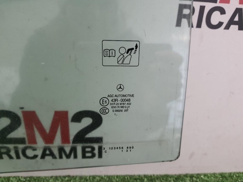 Cristallo Scendente Porta POST SX A2467350310 Mercedes Classe B W246 2012