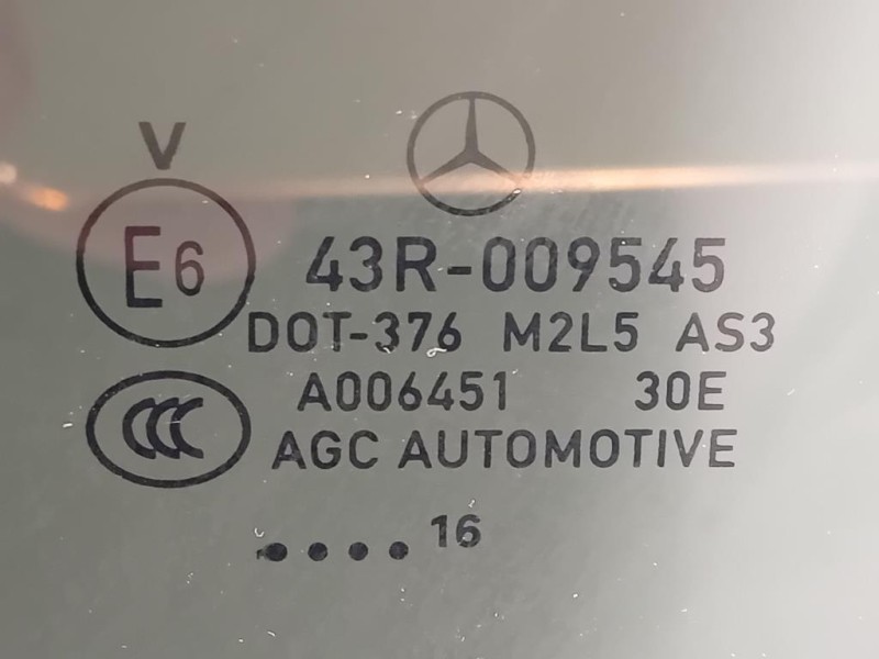 Cristallo Scendente Porta POST SX A1667351910 Mercedes Classe GLE W166 2015