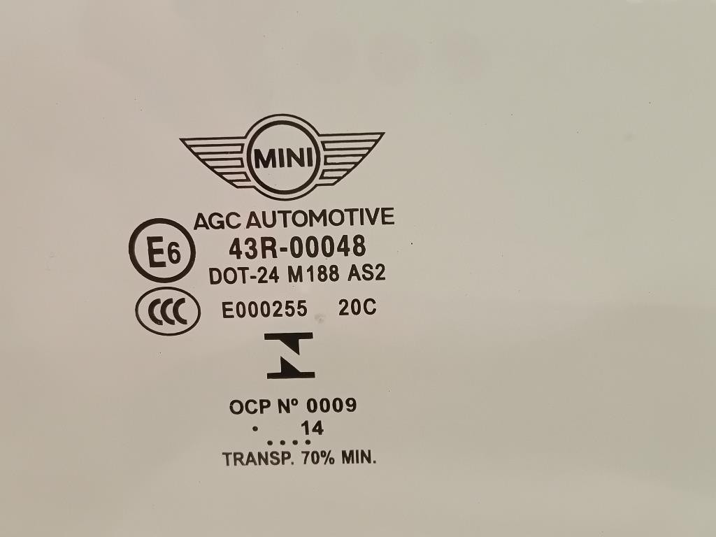 Cristallo Scendente Porta POST SX Mini MINI ONE F55 2014