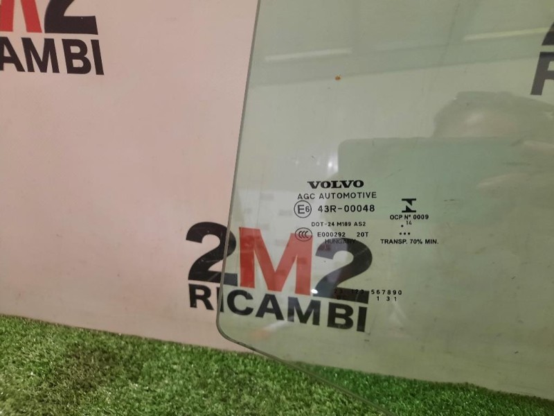 Cristallo Scendente Porta POST SX 31278113 Volvo V40 II 2012