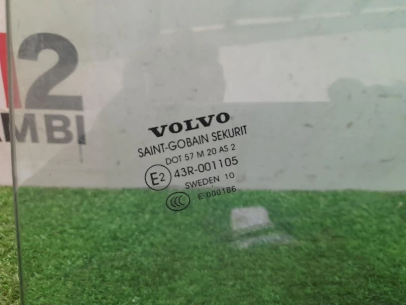 Cristallo Scendente Porta POST SX 43R001105 Volvo V60 I 2010