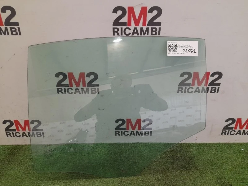 Cristallo Scendente Porta POST SX 43R001105 Volvo V60 I 2010