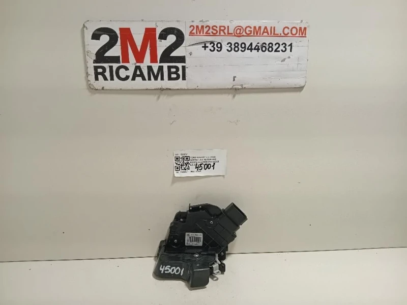 Serratura Anteriore Porta Scorrevole POST DX 1500731 Ford Galaxy II 2000
