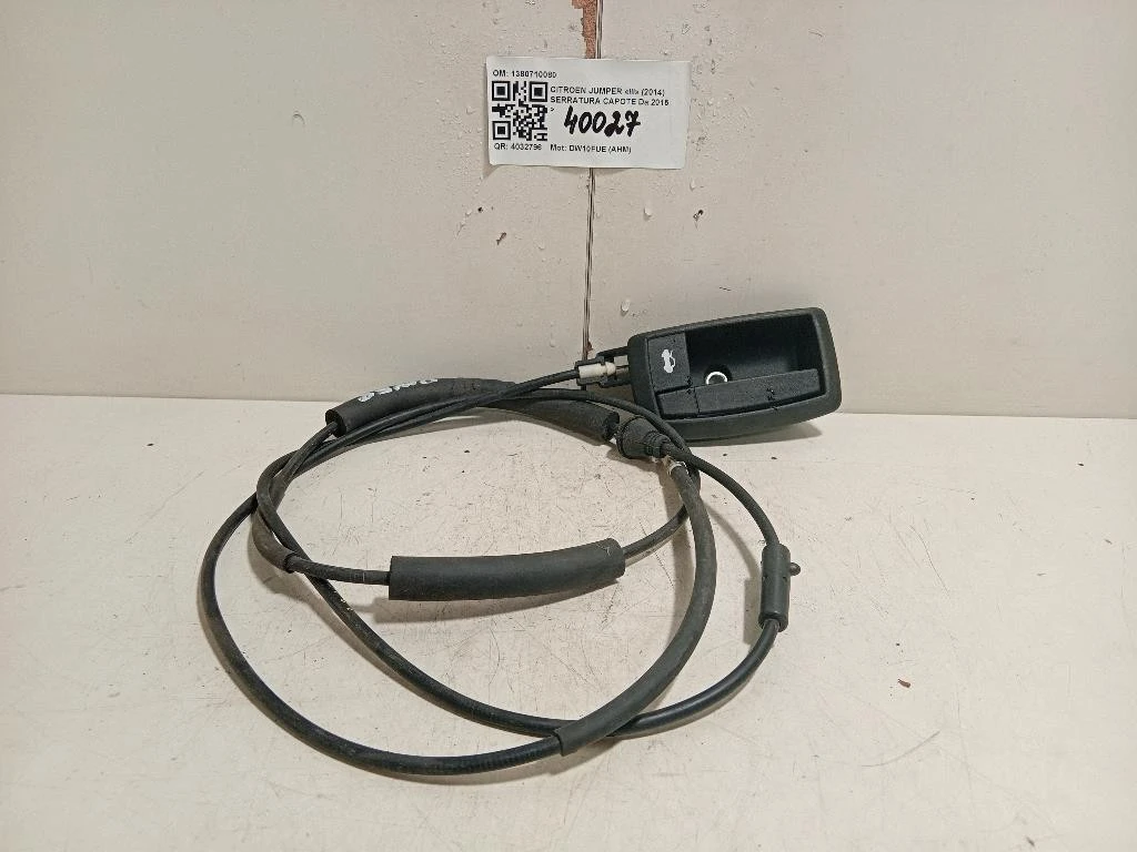 Serratura Capote 1380710080 Citroen Jumper III 2014