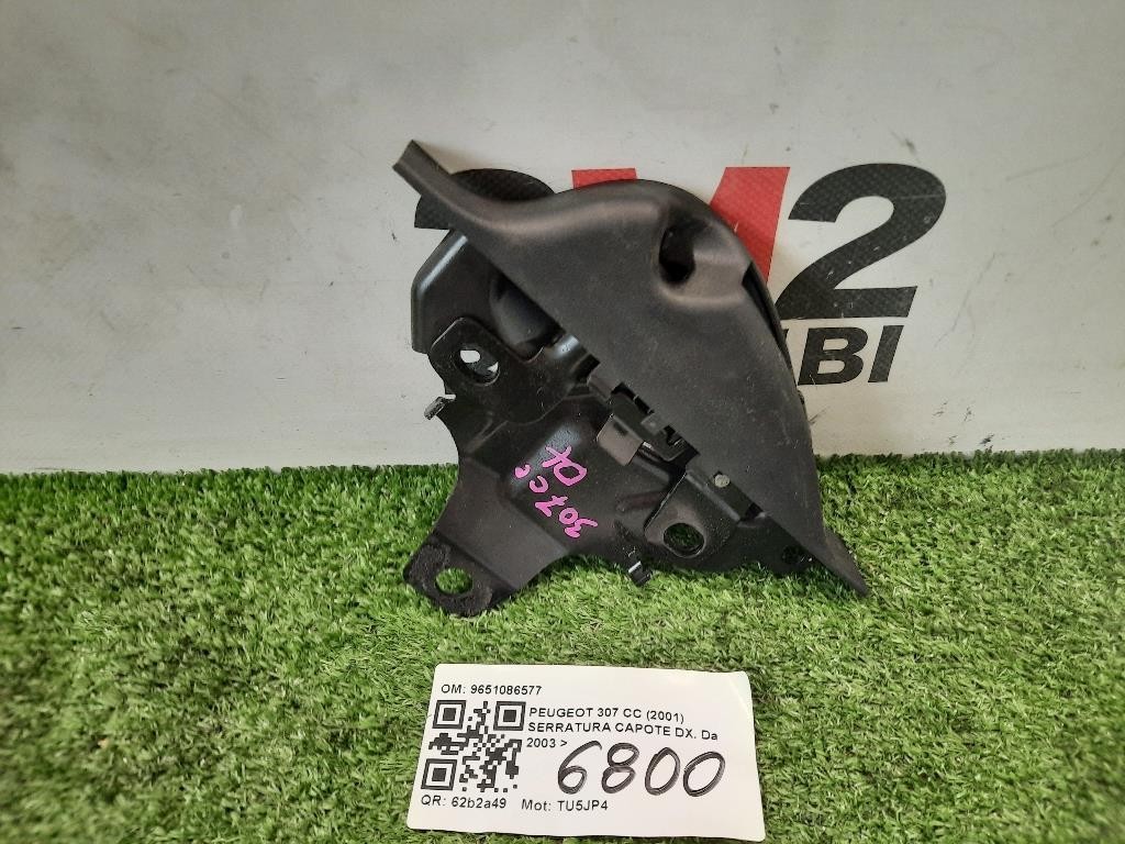 Serratura Capote DX 9651086577 DX Peugeot 307 CC 2001