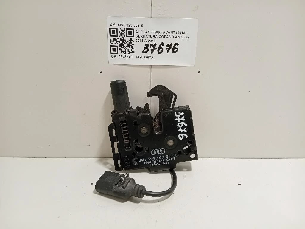 Serratura Cofano ANT 8W0823509B Audi A4 8W5 Avant 2015