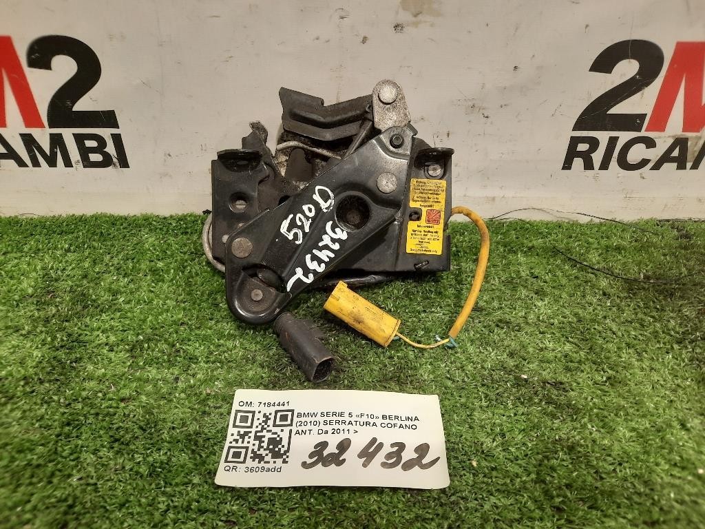 Serratura Cofano ANT 7184441 Bmw Serie 5 F10 Berlina 2010