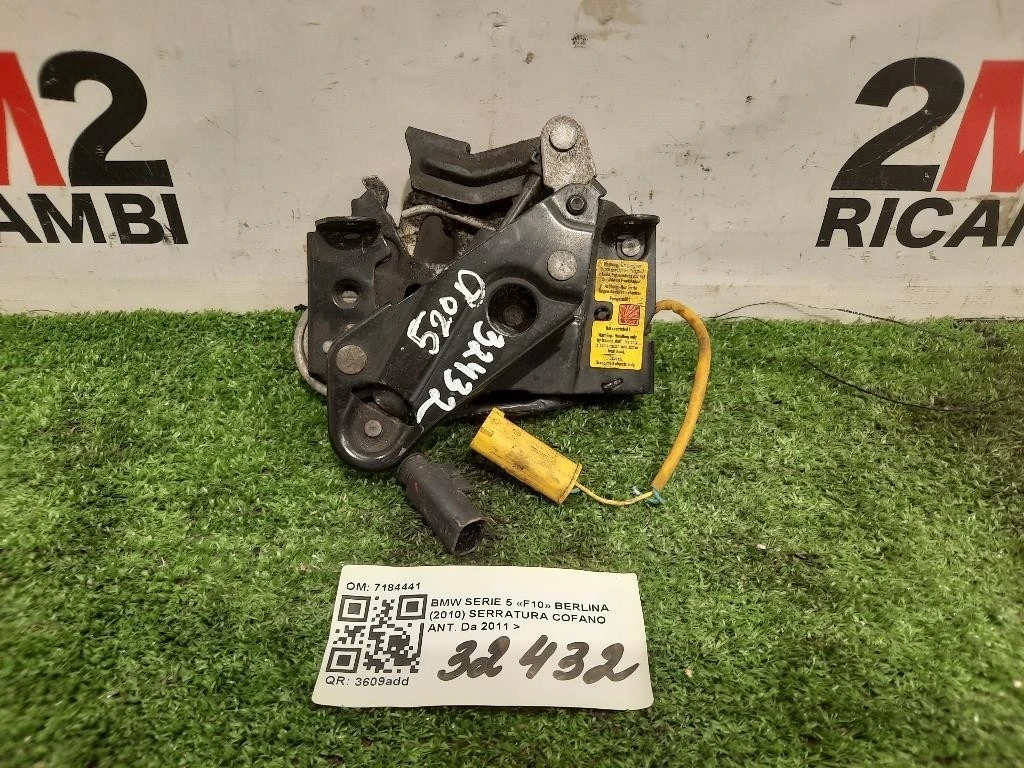 Serratura Cofano ANT 7184441 Bmw Serie 5 F10 Berlina 2010