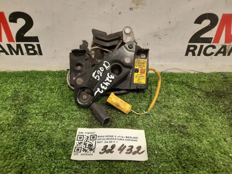 Serratura Cofano ANT 7184441 Bmw Serie 5 F10 Berlina 2010