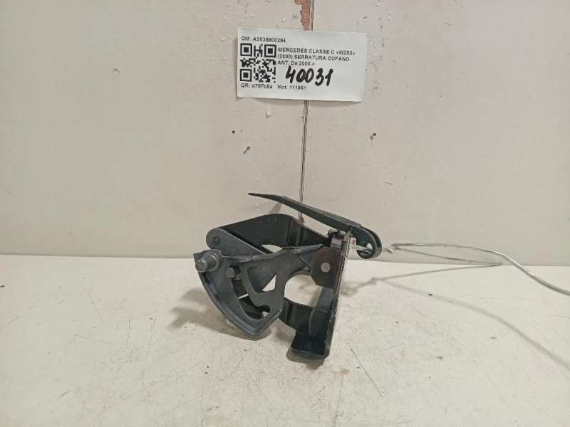 Serratura Cofano ANT A2038800264 Mercedes Classe C W203 2000