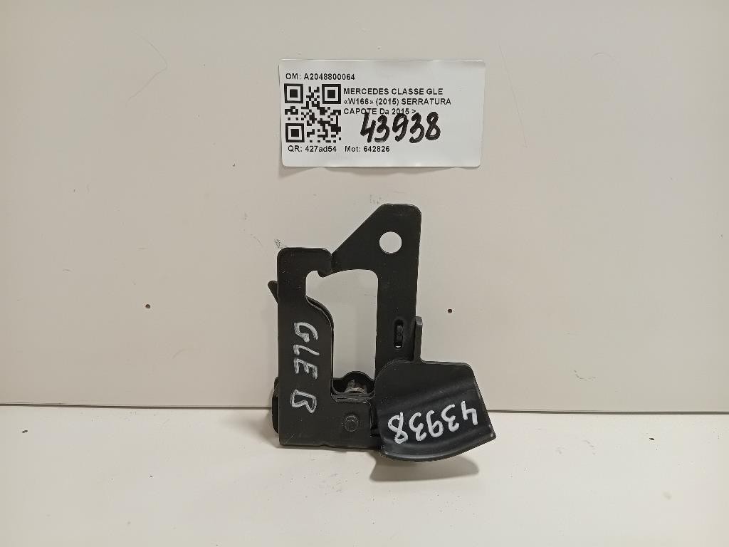 Serratura Cofano ANT A2048800064 Mercedes Classe GLE W166 2015