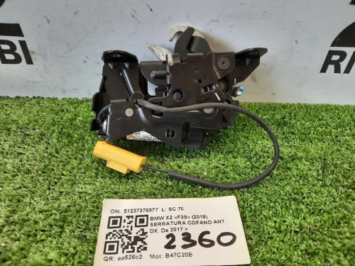 Serratura Cofano ANT DX 51237376977 Bmw X2 F39 2018