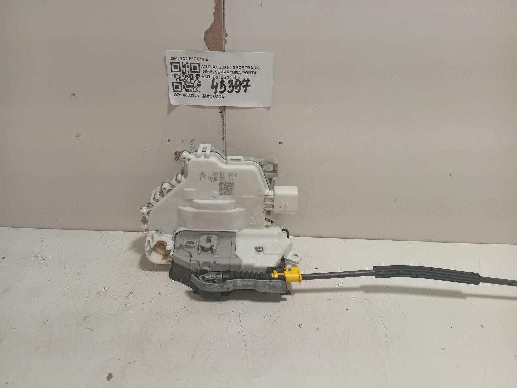 Serratura Porta ANT DX 8X2 837 016 B Audi A1 8XF Sportback 2015