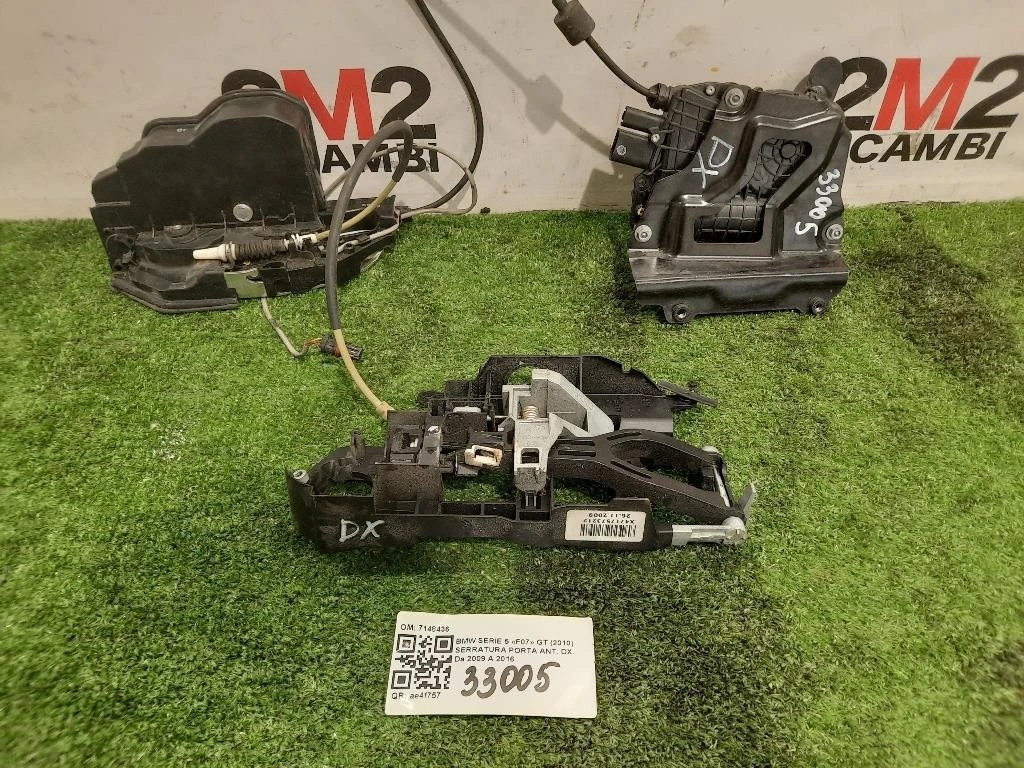 Serratura Porta ANT DX 7148436 Bmw Serie 5 F07 GT 2010