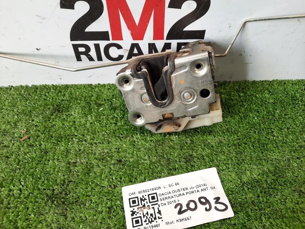 Serratura Porta ANT DX 805021840R Dacia Duster I 2014