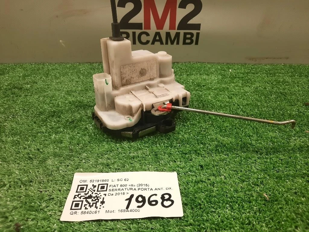 Serratura Porta ANT DX 52191860 Fiat 500 II 2015
