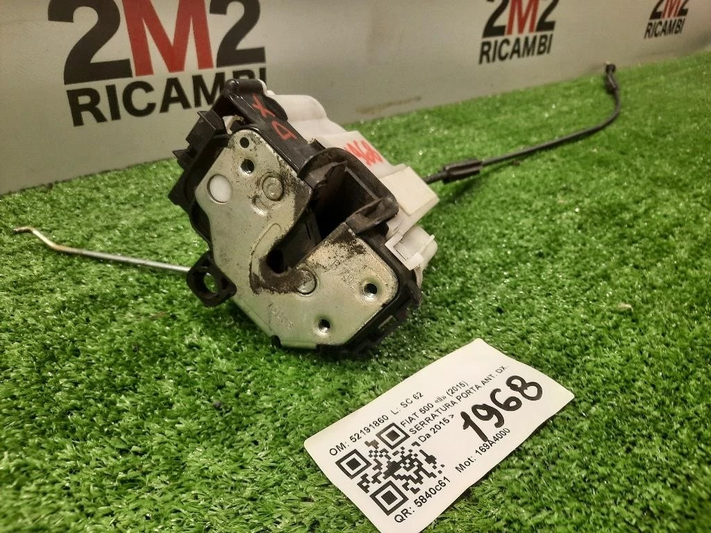 Serratura Porta ANT DX 52191860 Fiat 500 II 2015