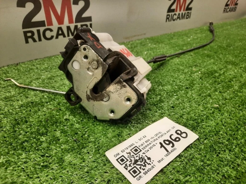 Serratura Porta ANT DX 52191860 Fiat 500 II 2015