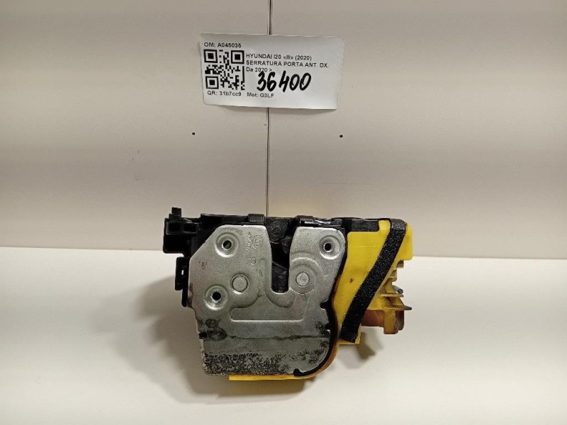 Serratura Porta ANT DX A045035 Hyundai I20 III 2020