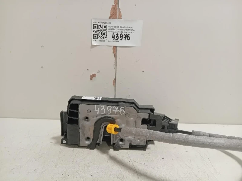 Serratura Porta ANT DX A0997208400 Mercedes Classe GLE W166 2015