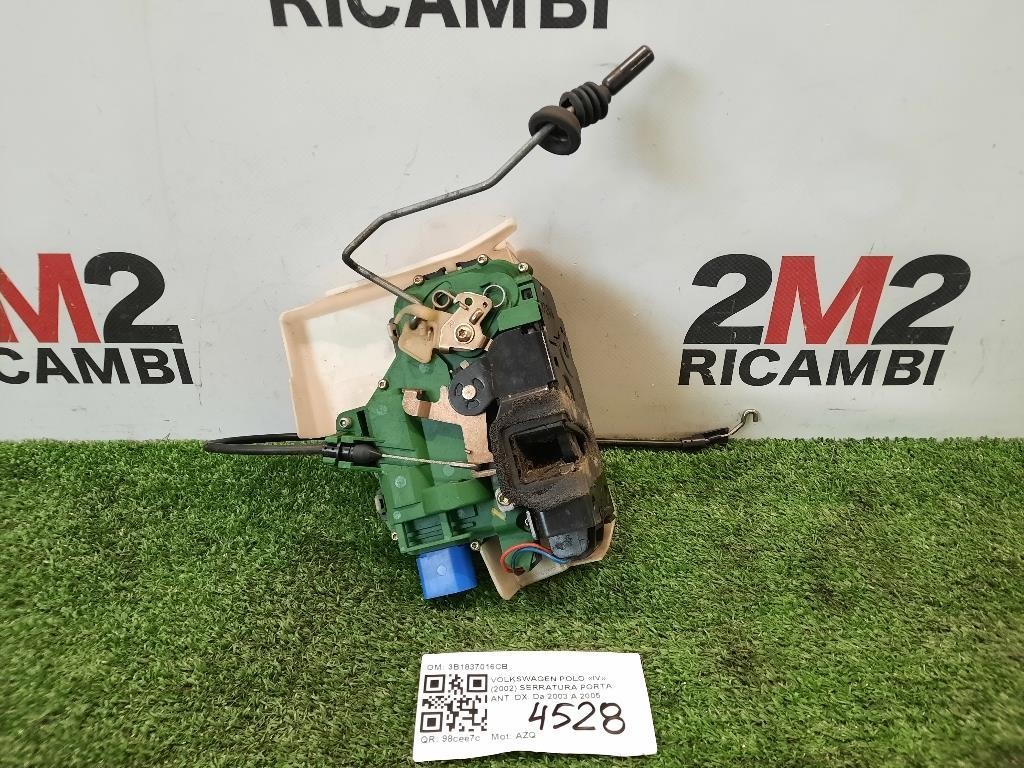 Serratura Porta ANT DX 3B1837016CB Volkswagen POLO IV 2002
