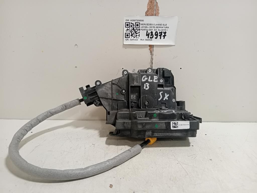 Serratura Porta ANT SX A0997208500 Mercedes Classe GLE W166 2015