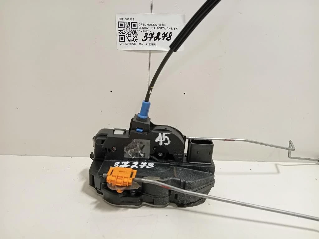 Serratura Porta ANT SX 3023881 6 PIN Opel Mokka 2013