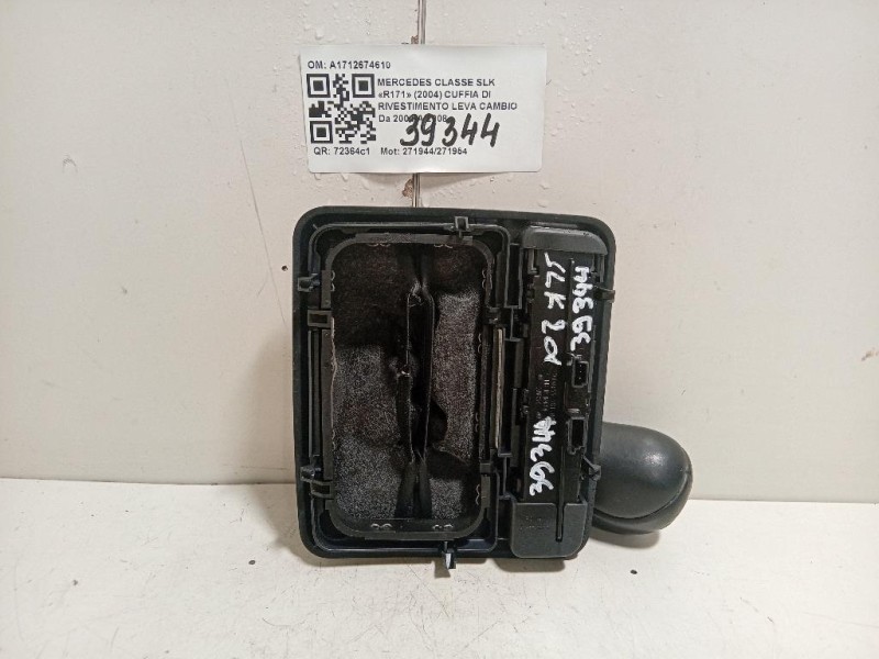 Cuffia DI Rivestimento LEVA Cambio A1712674610 Mercedes Classe SLK R171 2004
