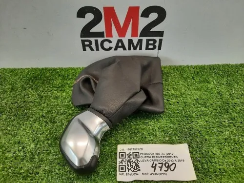 Cuffia DI Rivestimento LEVA Cambio 16077579ZD Peugeot 208 I 2012