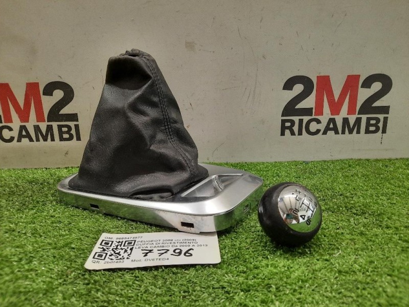 Cuffia DI Rivestimento LEVA Cambio 9685474977 Peugeot 3008 I 2009