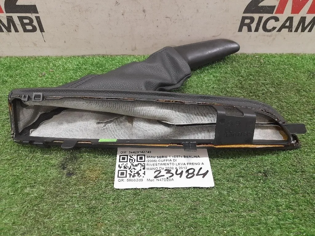 Cuffia DI Rivestimento LEVA Freno A MANO 34429142749 Bmw Serie 1 E87 Berlina 2005