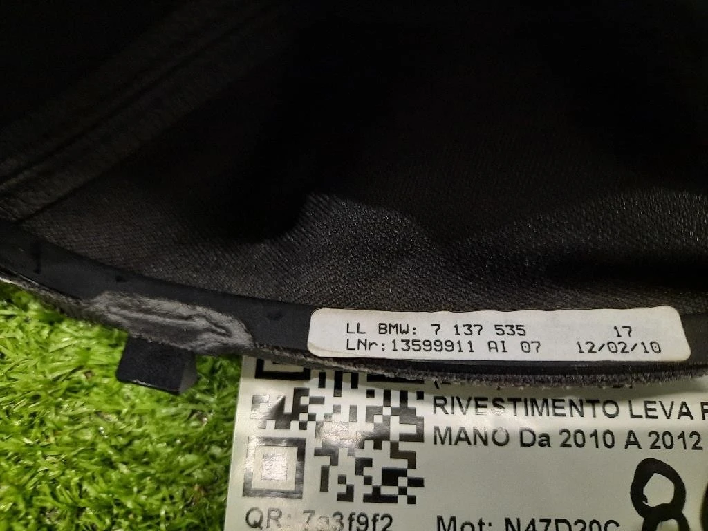 Cuffia DI Rivestimento LEVA Freno A MANO 7137535 Bmw Serie 3 E91 Touring 2005