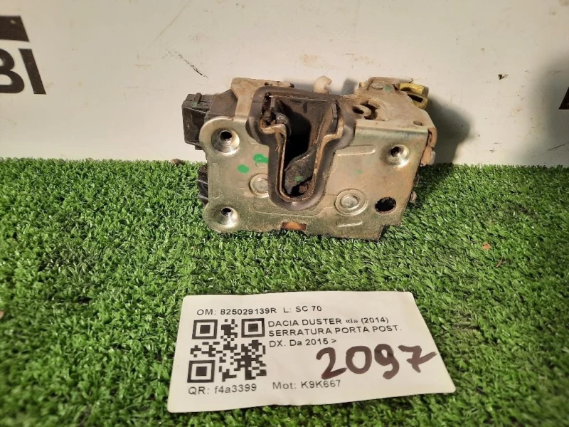 Serratura Porta POST DX 825029139R Dacia Duster I 2014