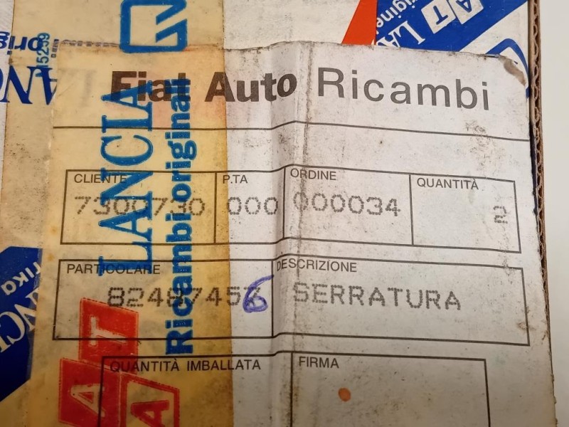 Serratura Porta POST DX 82487456 Lancia Kappa 1995