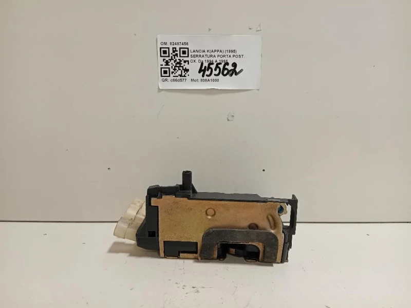 Serratura Porta POST DX 82487456 Lancia Kappa 1995