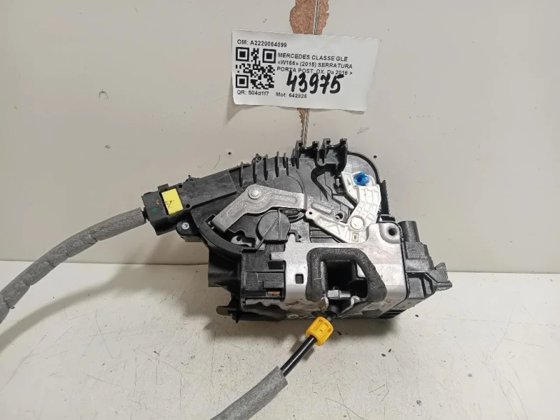 Serratura Porta POST DX A2220064099 Mercedes Classe GLE W166 2015